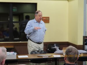 Bob Ekstrom talks about his diorama