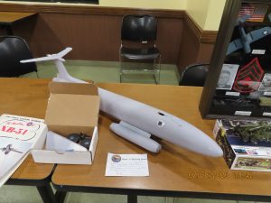 Dan Swiersz brought in this 1-32 XB-51 vacuform kit