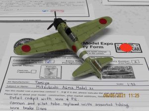 First Place - Mitsubishi A6M2 Model 21 by Roger Fabrocini